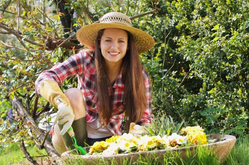 Gardeners Ruxley shaping a neat and attractive landscape
