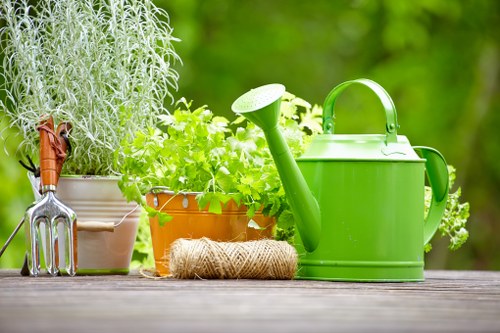 Safe equipment use and site preparation in gardening work
